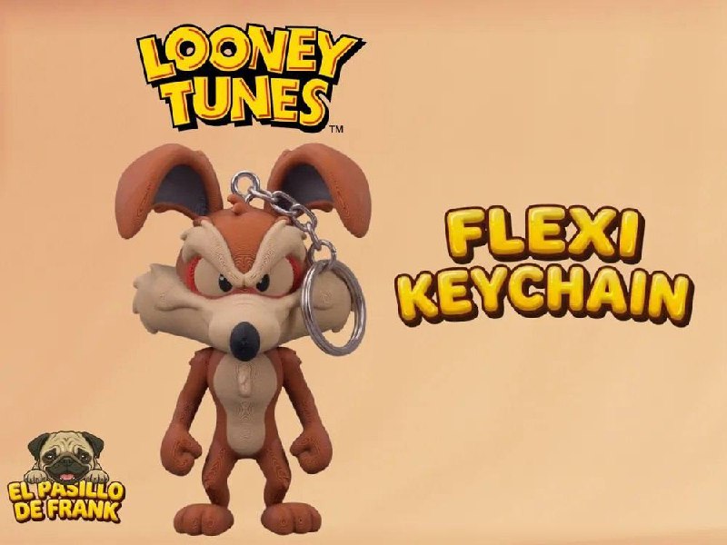 Coyote Keychain