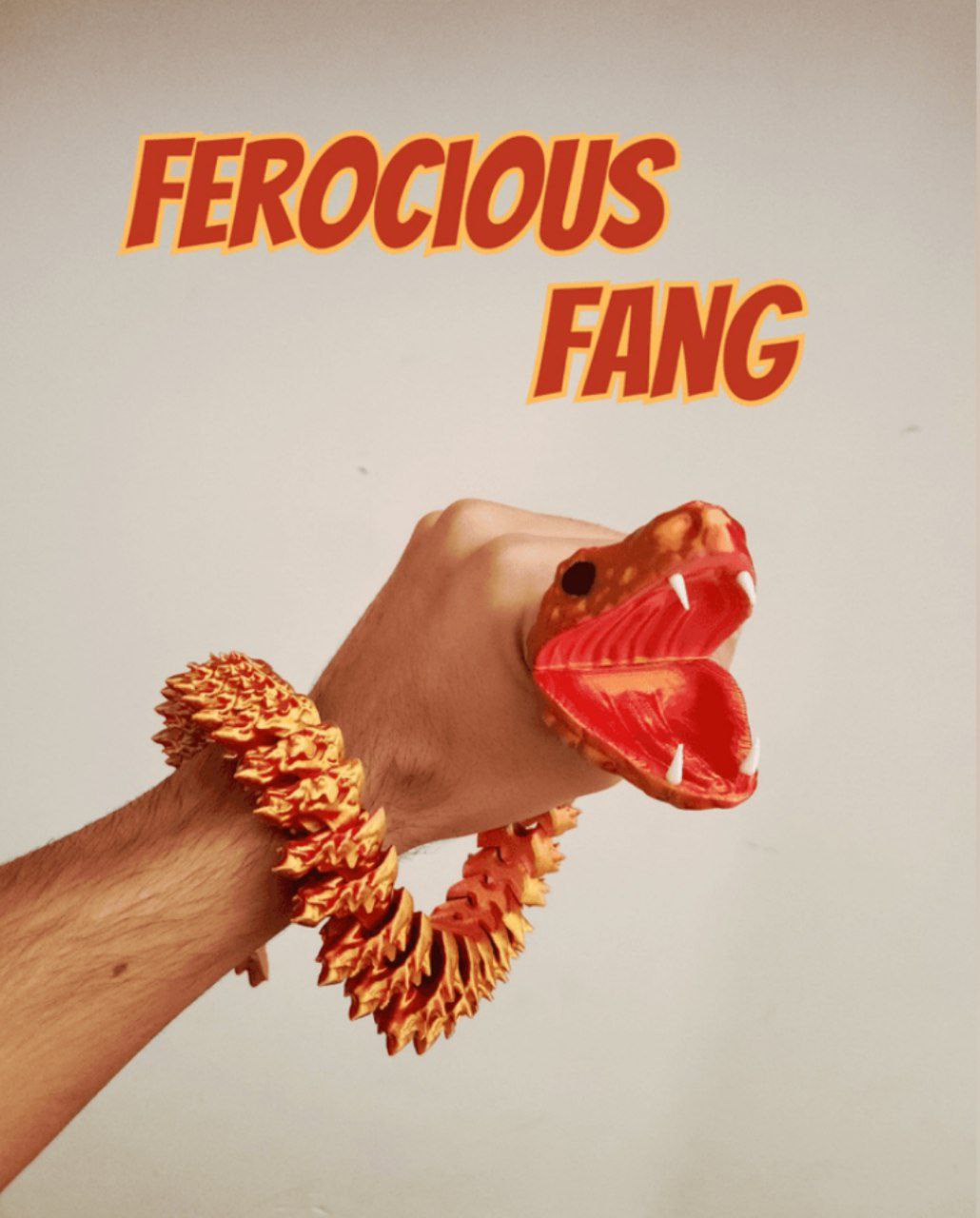 Ferocious Fang!! Articulating Snake!