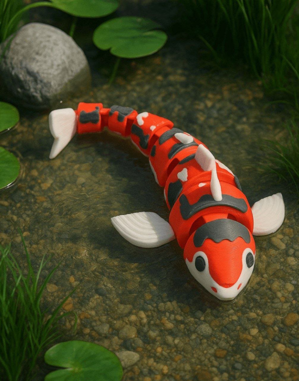 Articulated Koi Carp Fish Toy