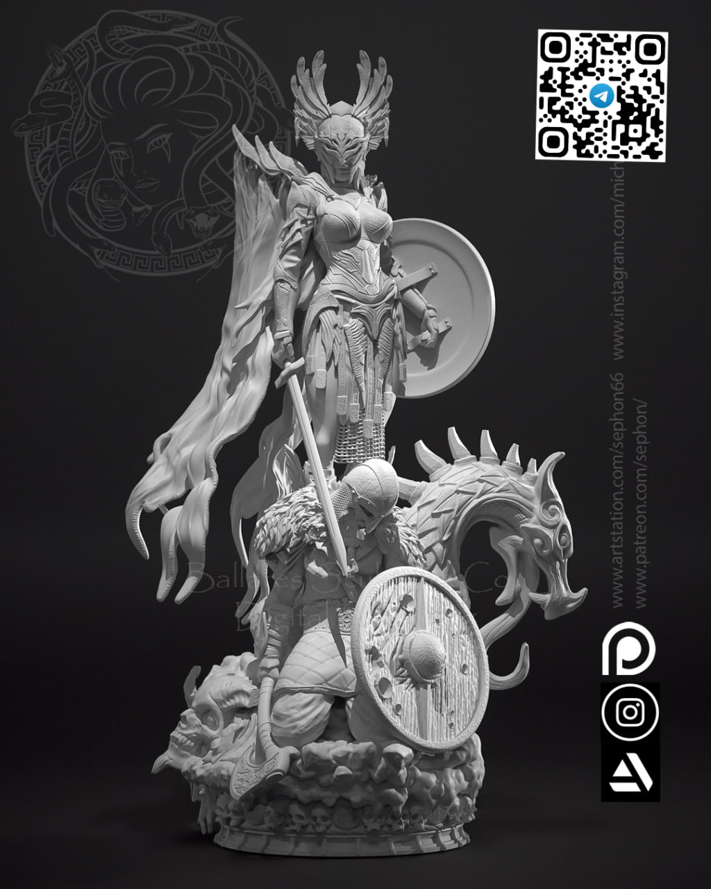 ZEZ Studios – Deadpool Statue And Bust – 3D Print Model STL Part2