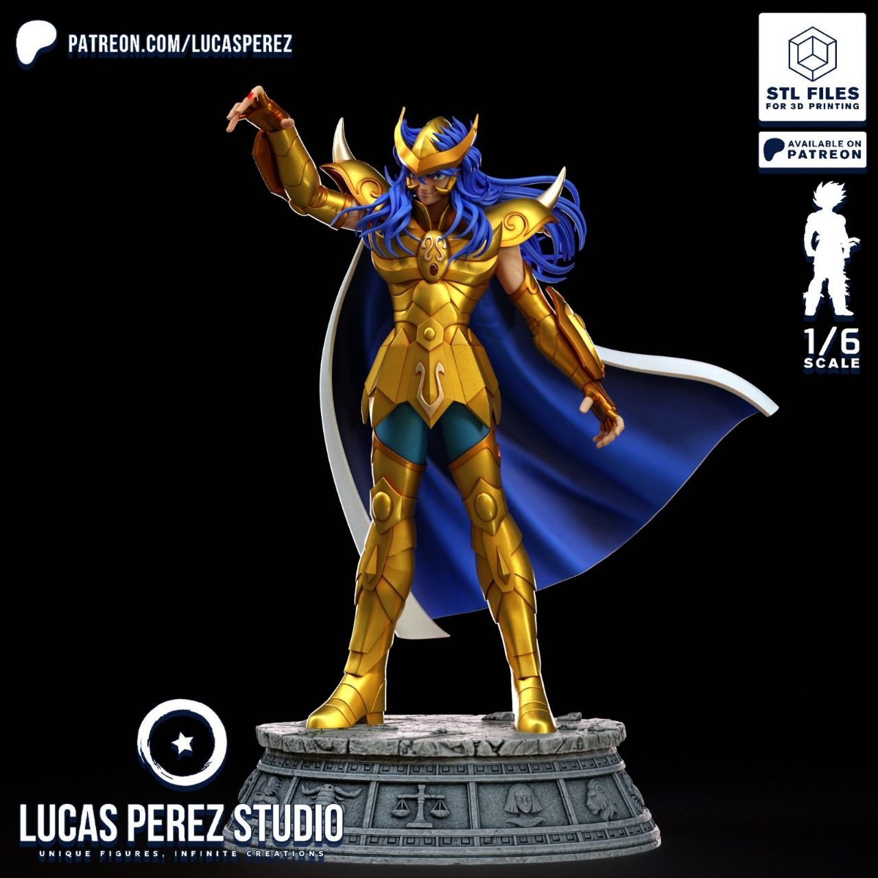 08 - Scorpio Milo - Saint Seiya - STL Forge