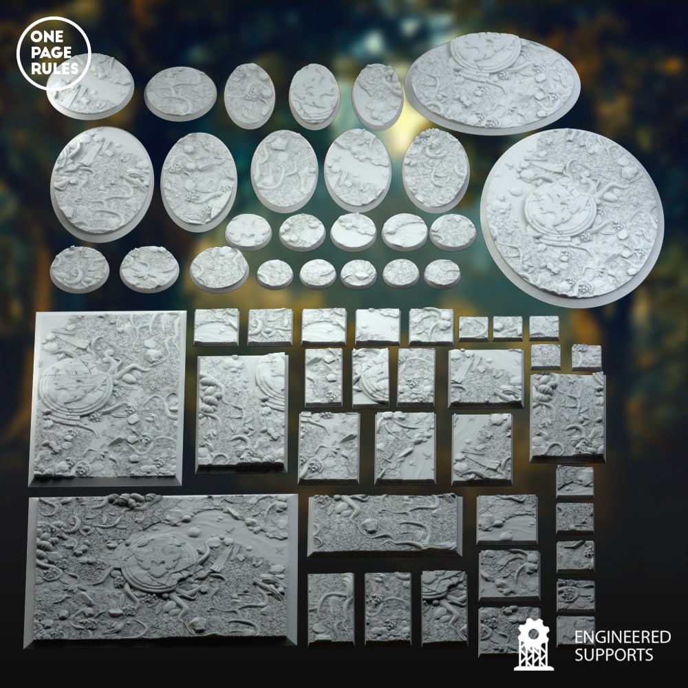 Wood Elves - Bases (Round & Square) (04 11 24)