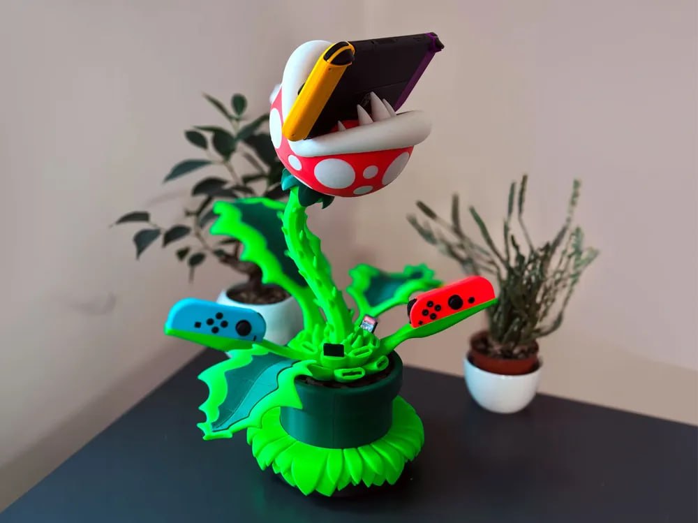 Piranha Plant S - Dot Version SP PLA - Self Tapping Screws