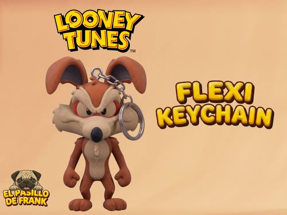 Coyote Keychain