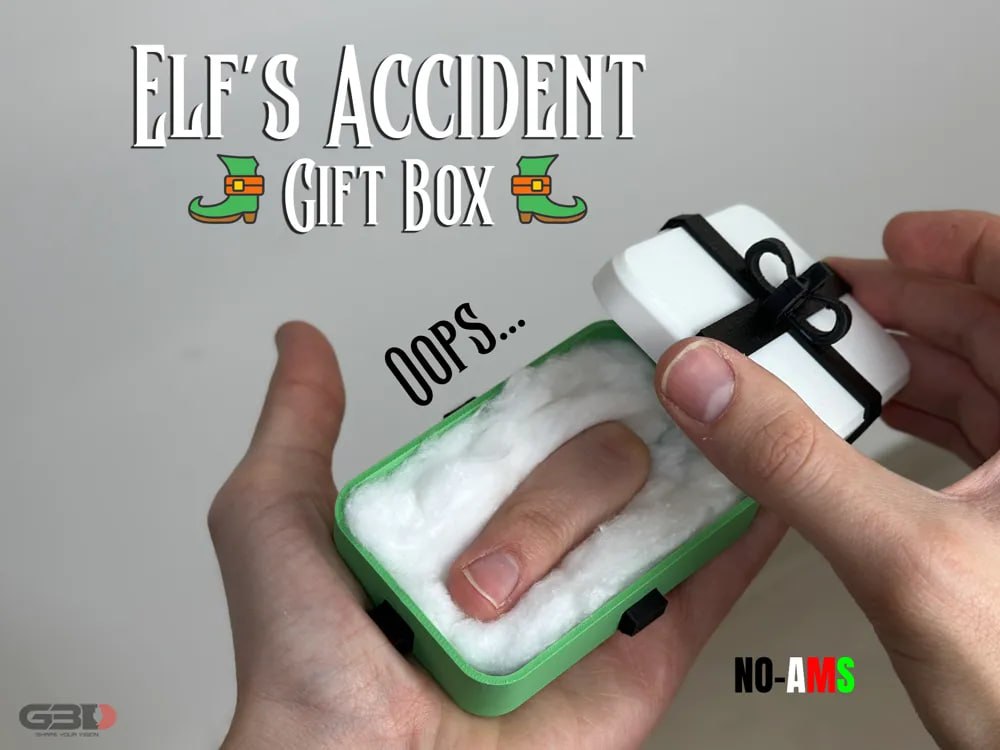 Elf Accident Gift Box