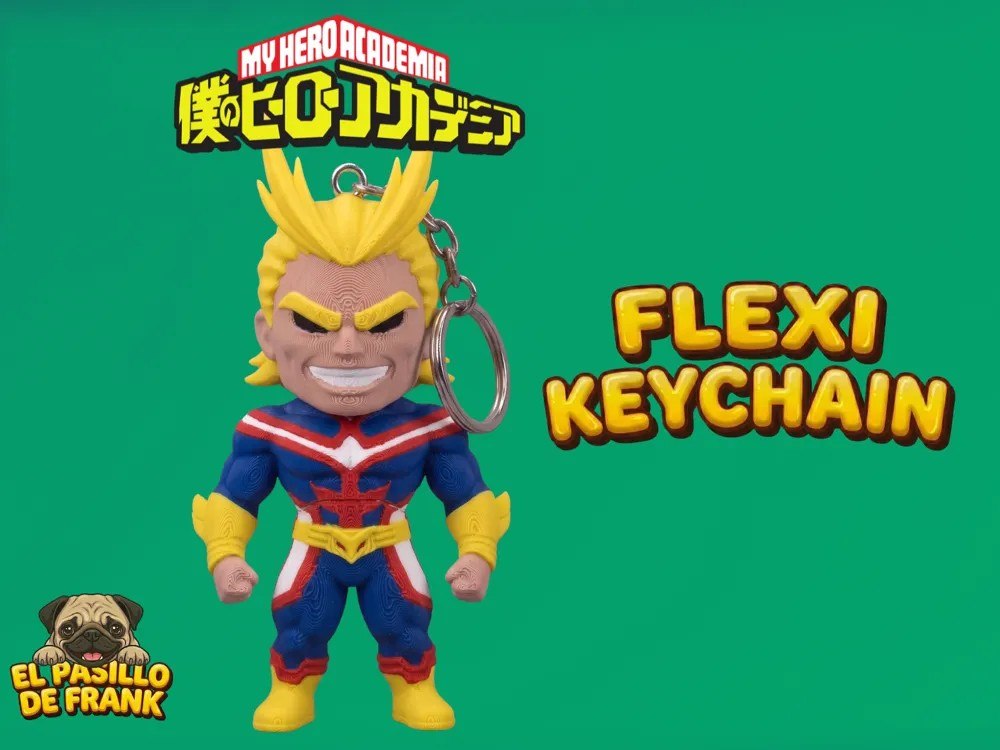 All Might Keychain