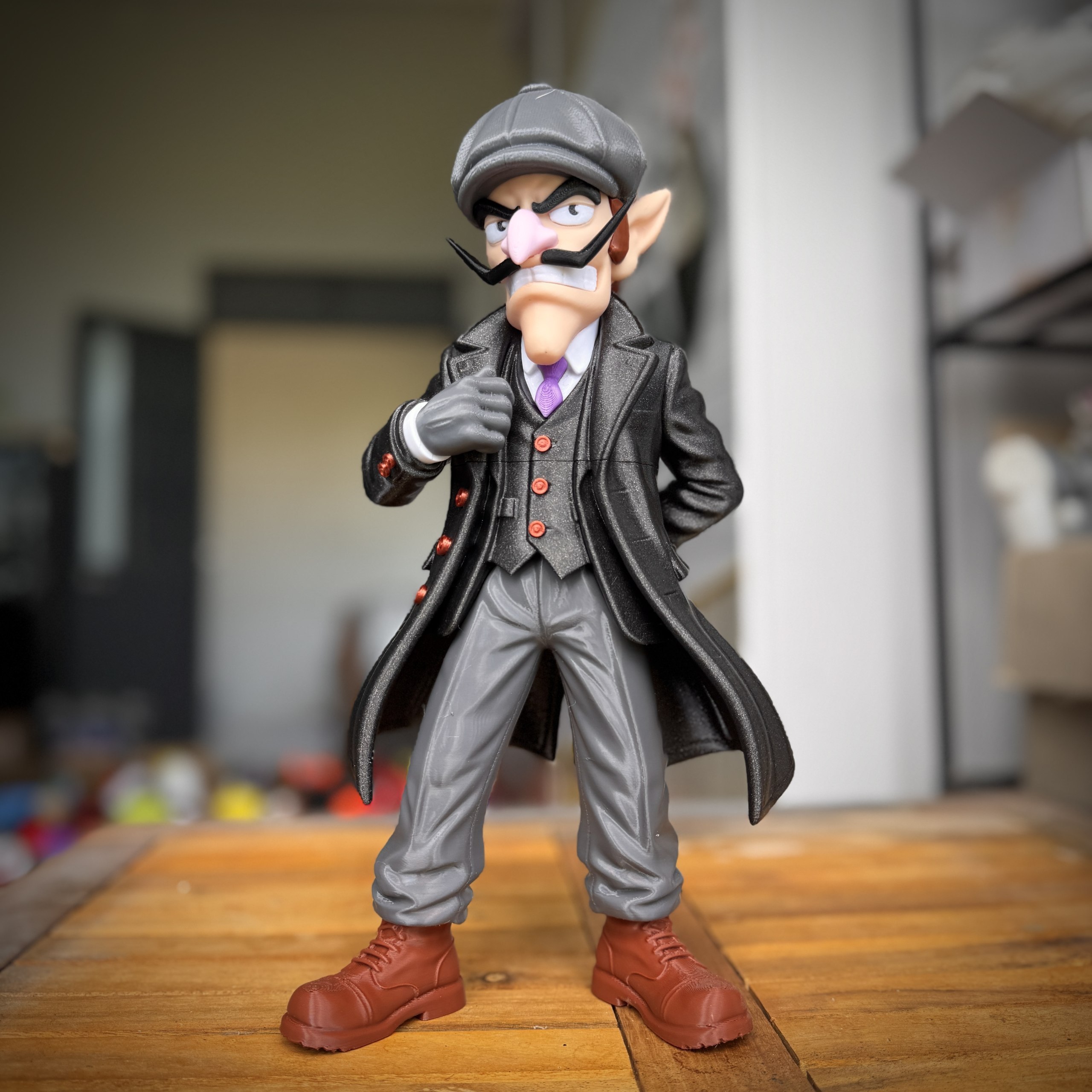 Waluigi Peaky Blinders Urban Vibes T Me