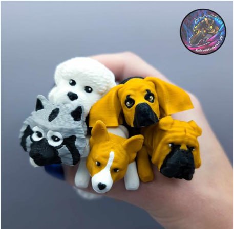 Kekreations Baby Flexi Dog Set 7 5