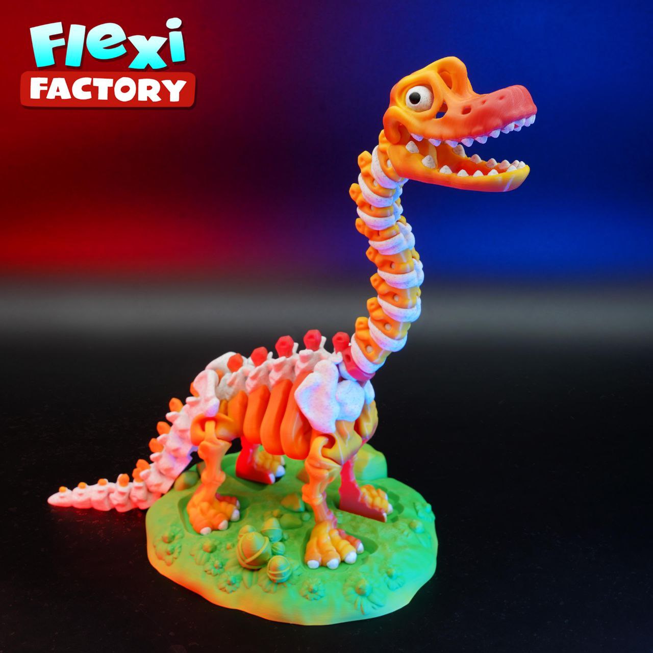 Flexi Factory Skeleton Brachiosaurus