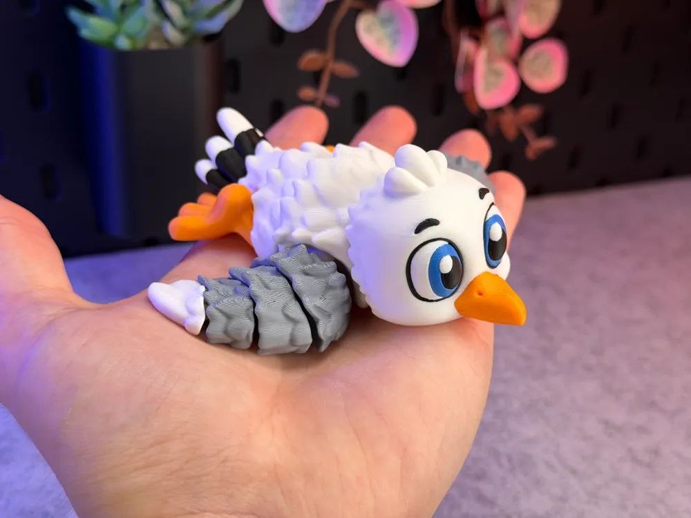 ArticulatedCuteGull Multicolor4ColorBambuStudioH2D