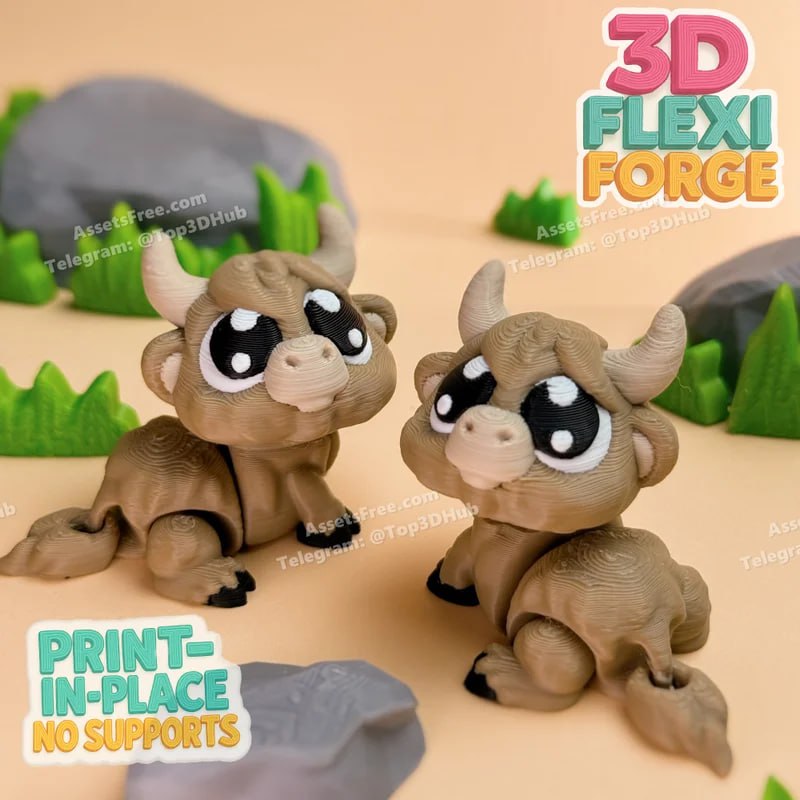 Bull 3D Flexi Forge