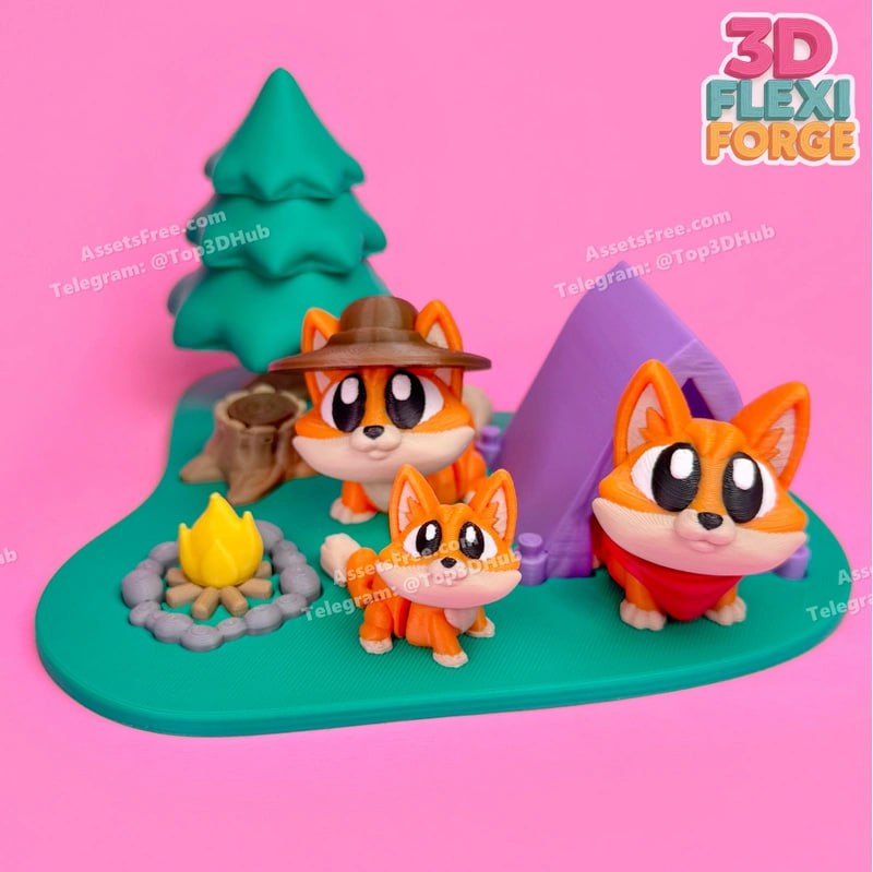Fox Camp 3D Flexi Forge