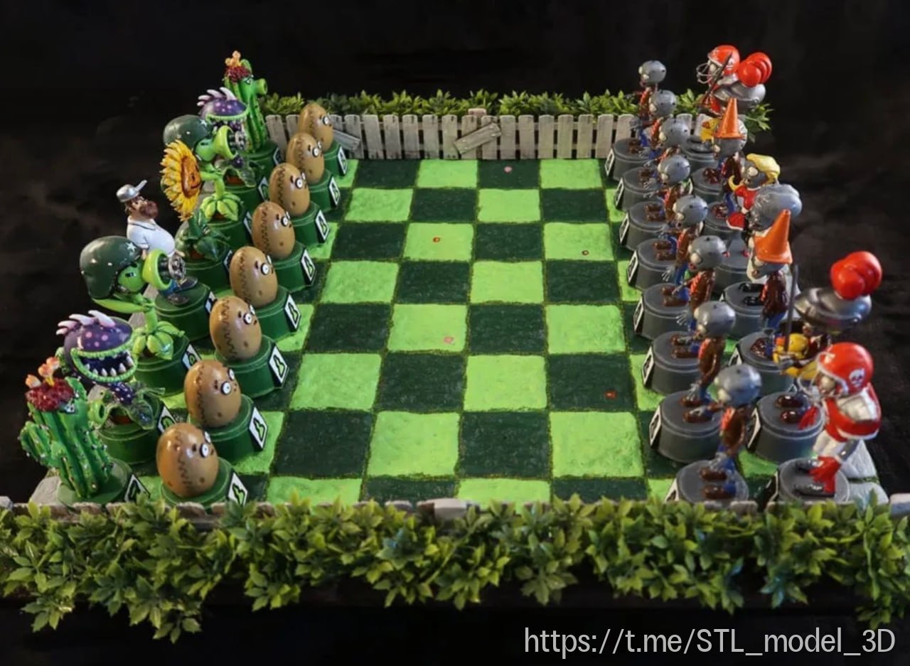 PLANTS VS ZOMBIES Chess Game