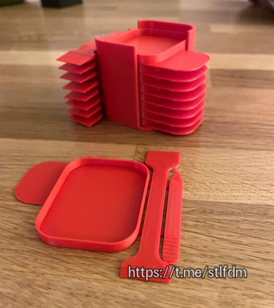 Glue-Epoxy-Mixing-Tray-With-Holder-Model Files
