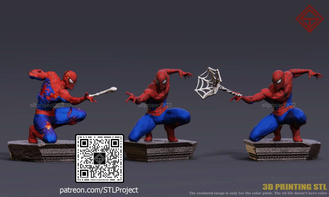 STL Project Spiderman T Me MOXOMOR Aka