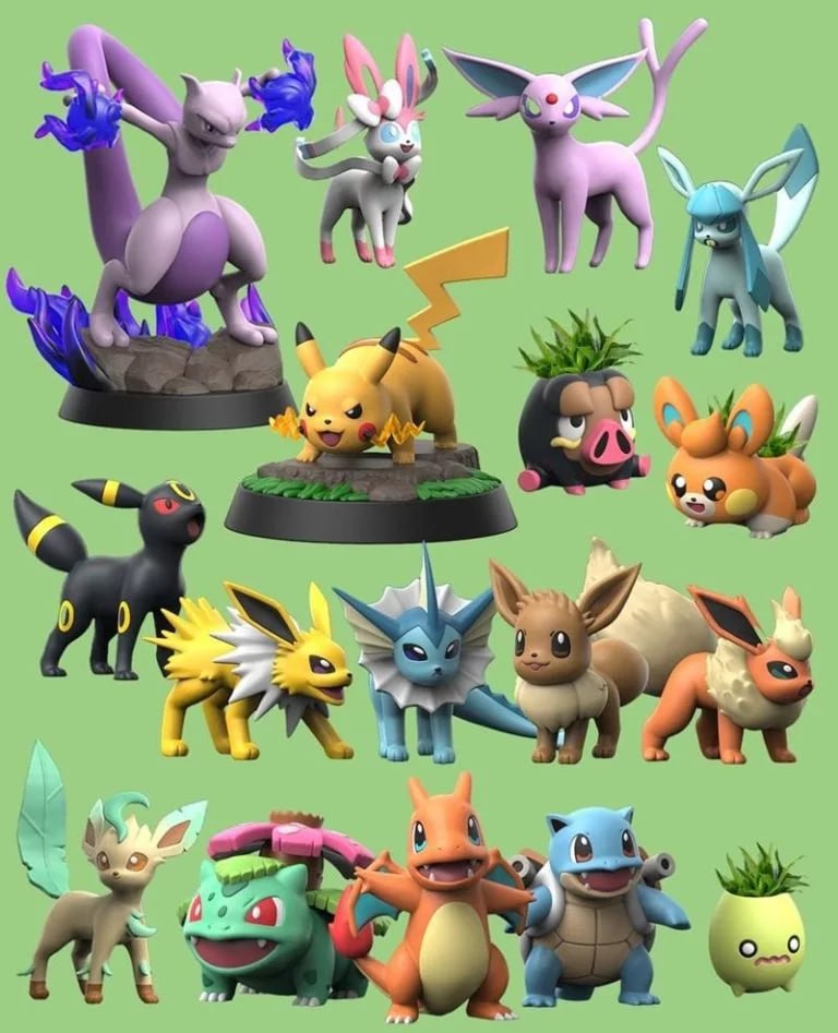 Pokemon Pack August 2022 – 3D Print Model STL