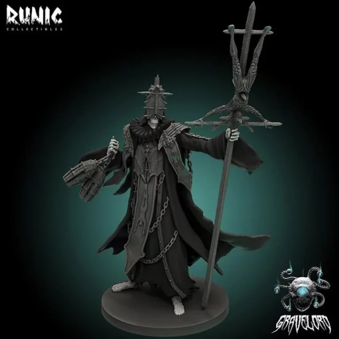Runic Collectibles – Undead Zealot – 3D Print Model STL
