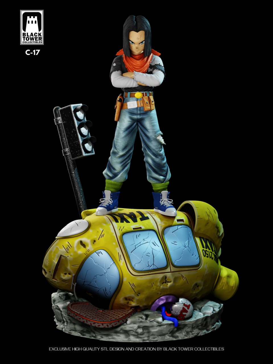 Exodian Android 17-Black Tower Collectibles