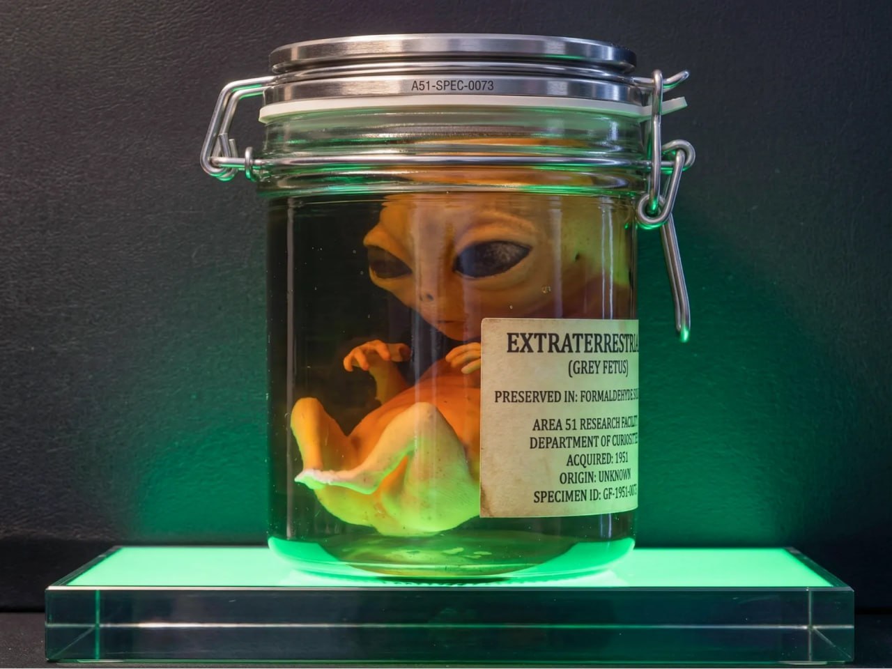 Alien Embrio (Fetus) Area 51 Specimen