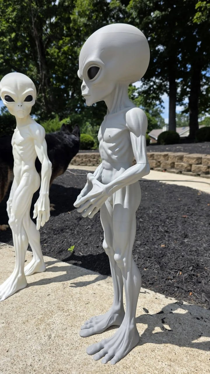 Mini Flexi Alien Skull