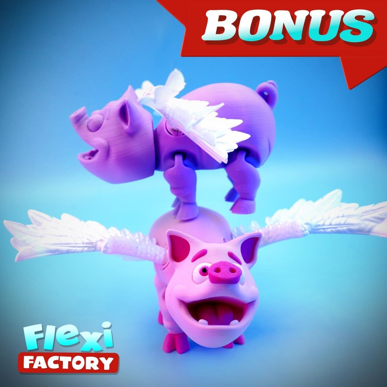 Flexi Factory Flying Pig
