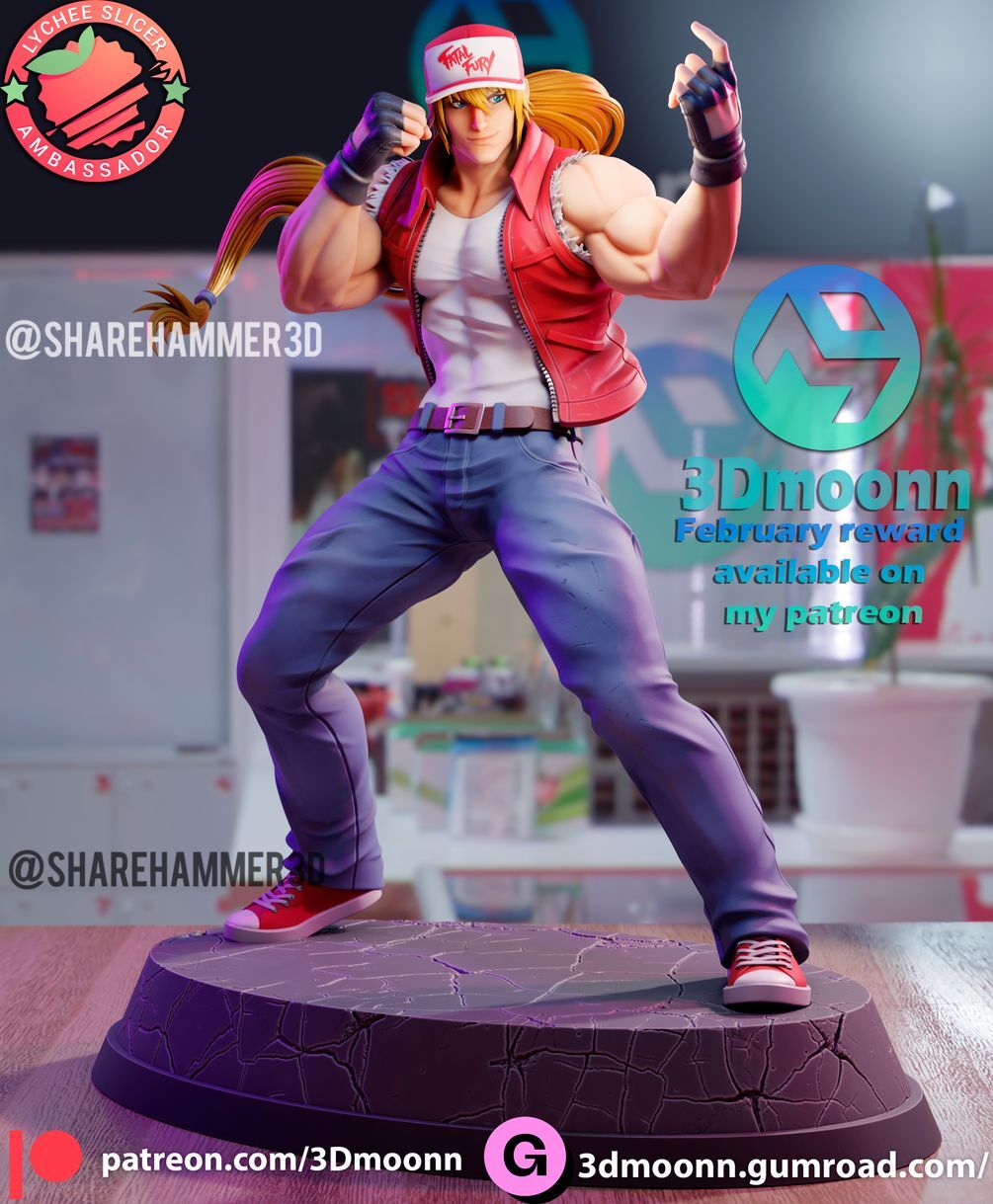 Terry Bogard - The King Of Fighters By 3DMoonn