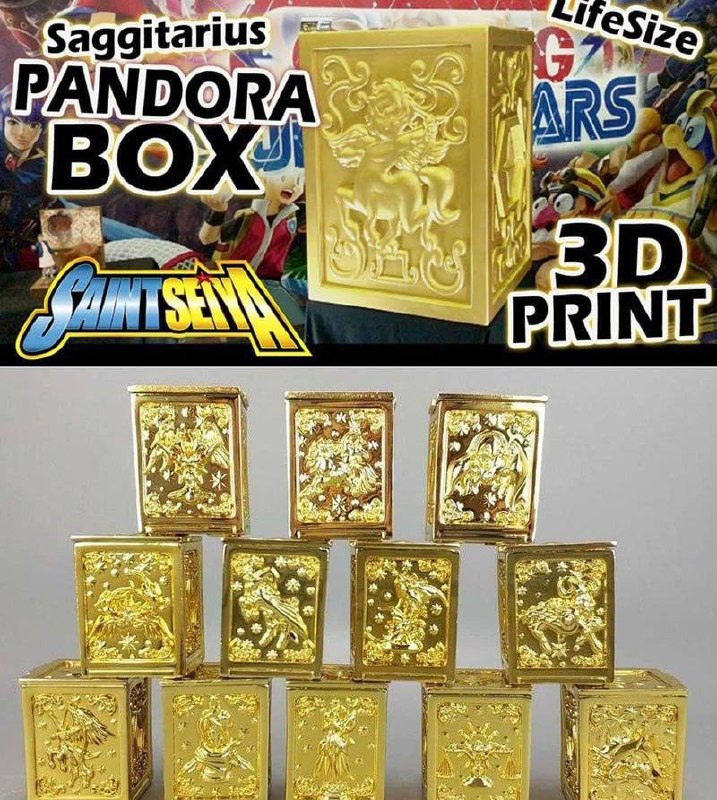 Saint Seiya Pandora Gold Boxes