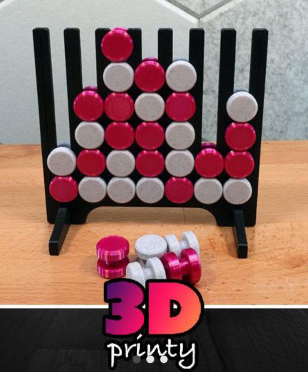Four-In-A-Row Board Game