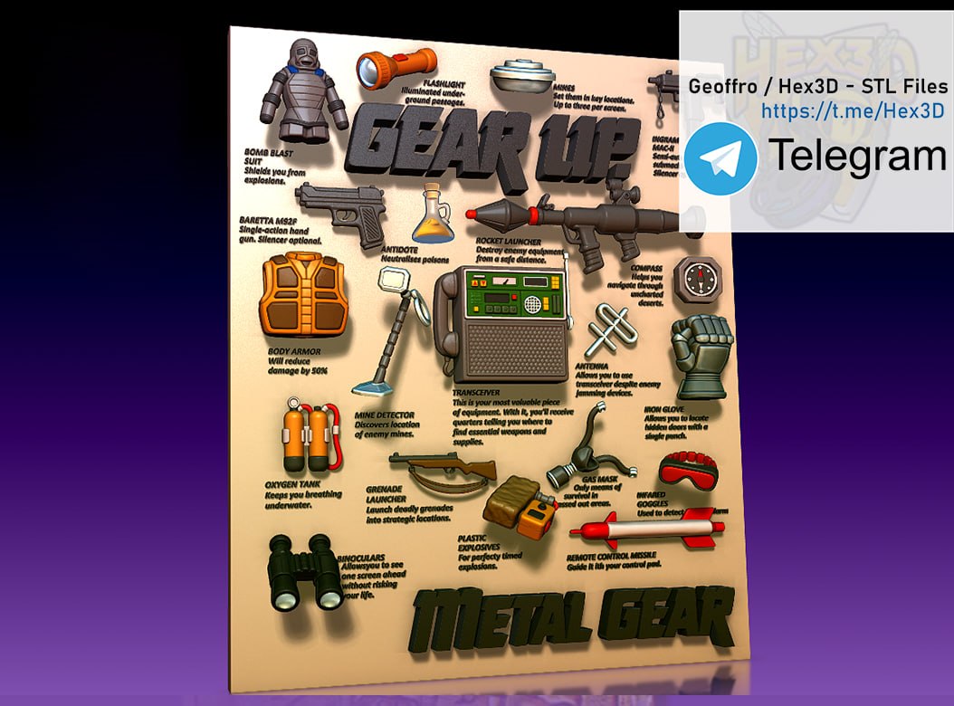 Hex3D MetalGear Ad
