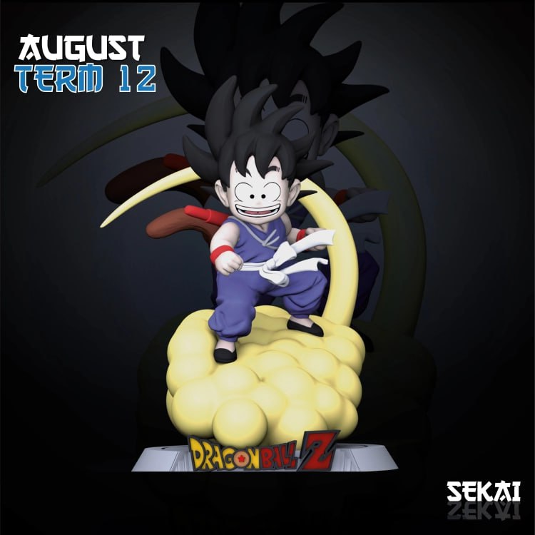 Goku In The Cloud Sculpture - Sekai