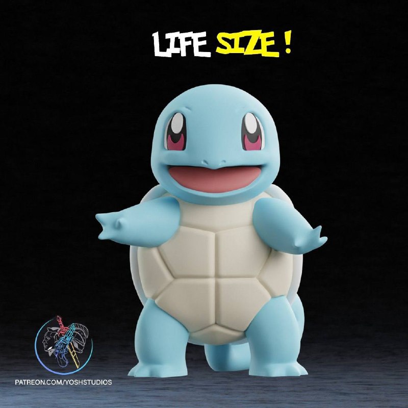 YoshStudios Life Sized Squirtle