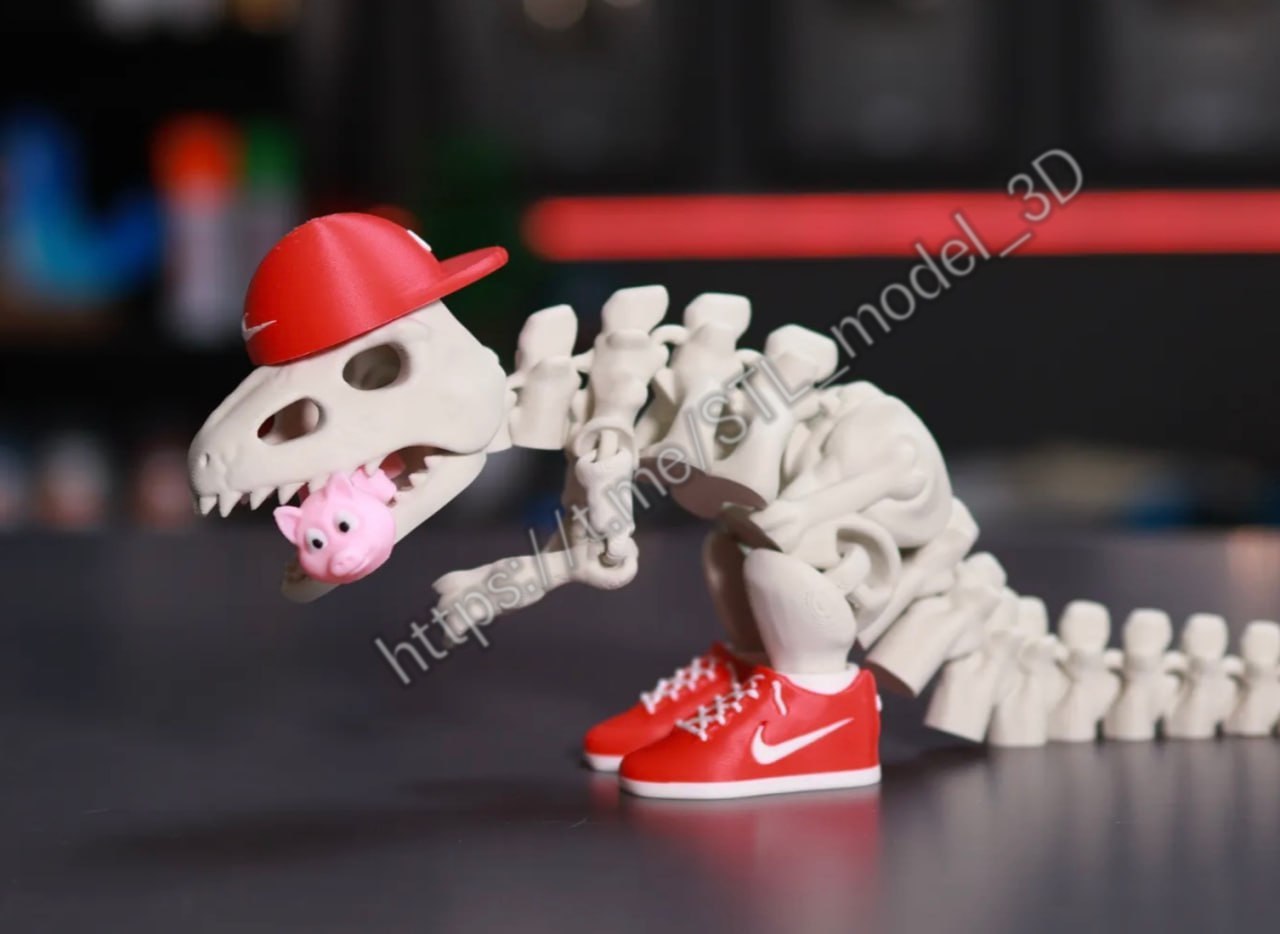 Flexi Dino Skeleton In Urban Vibes Kleidung Rex