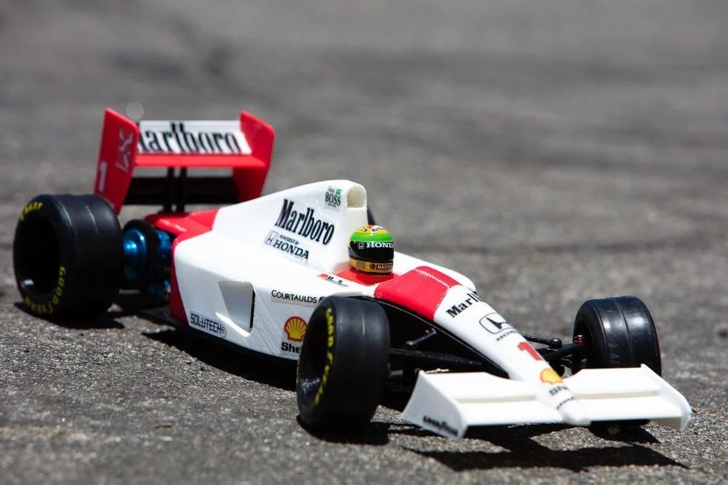 Ayrton Senna'S Mclaren MP4 6 3d Printed RC F1 Car 3029812 Part 2
