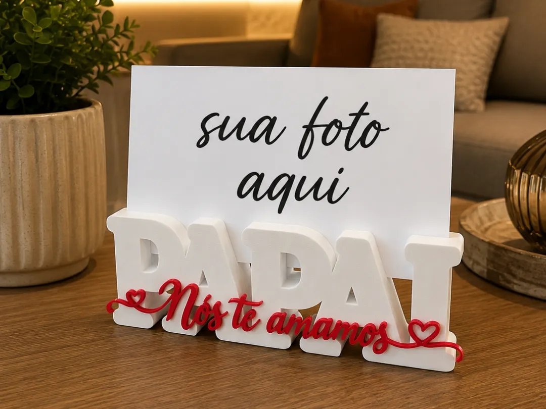 PORTA FOTOS - PAPAI NóS Te Amamos