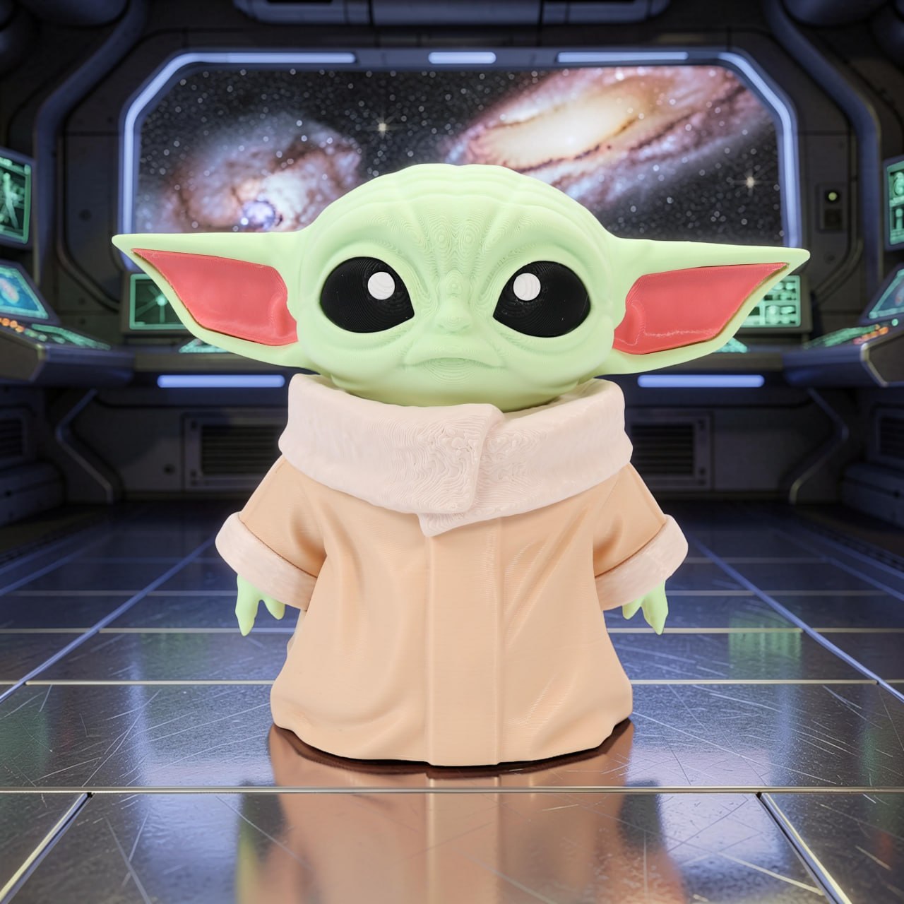 Baby Yoda Multipart 100% Scale