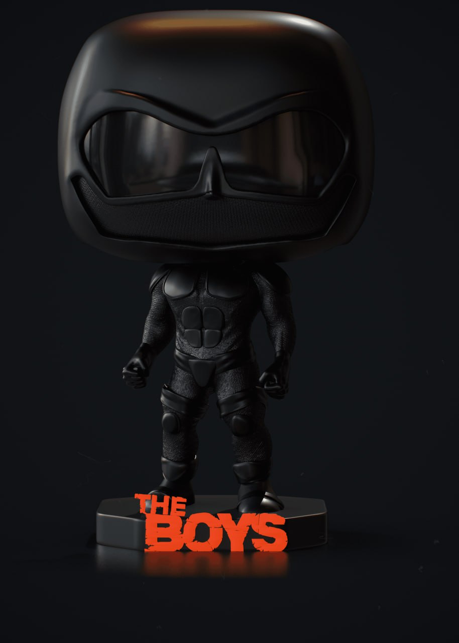 Black-Noir-The-Boys-Funko-Pop-Custom
