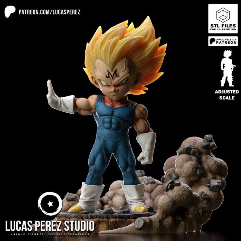 Chibi Majin Vegeta - Lucas Perez