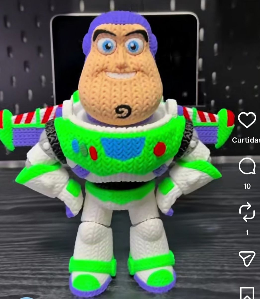 3MF Toy Astronaut Knitted Multipart