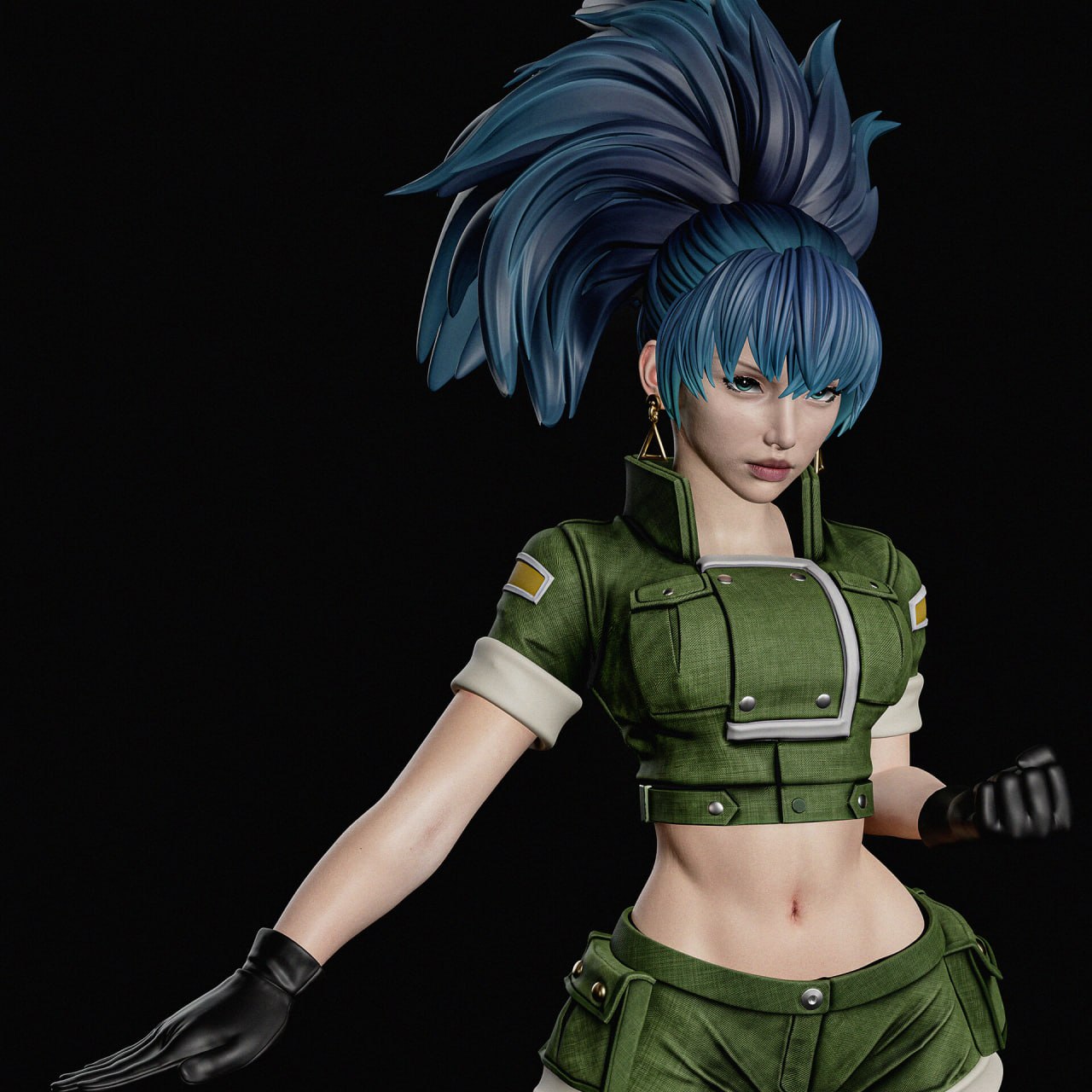 KuGo Figures - The King Of Fighters - Leona Heidern
