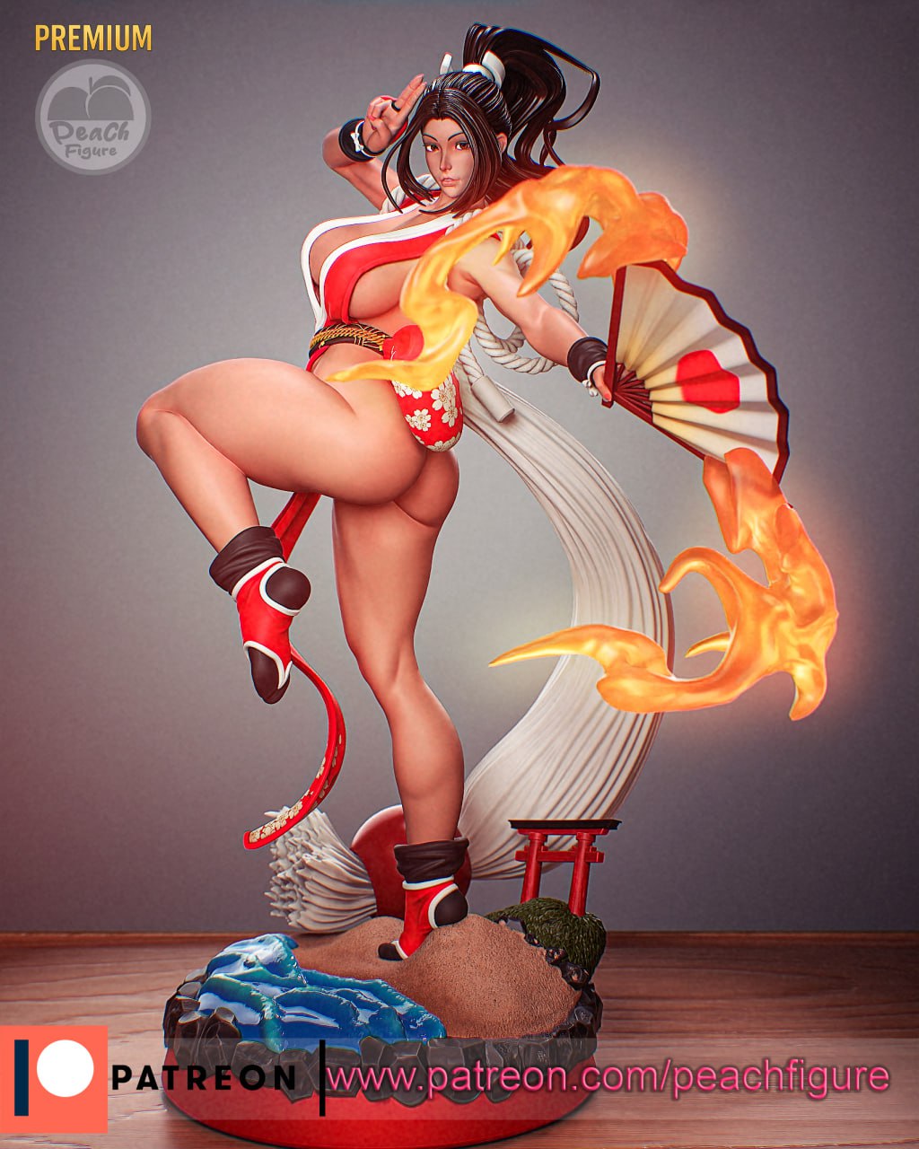 Peach Figure - King Of Fighters - Mai Shiranui
