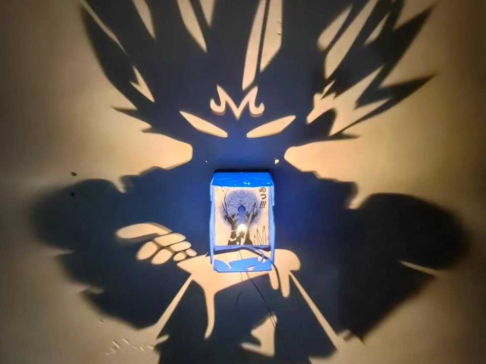 Majin Vegeta Lampara De Sombra