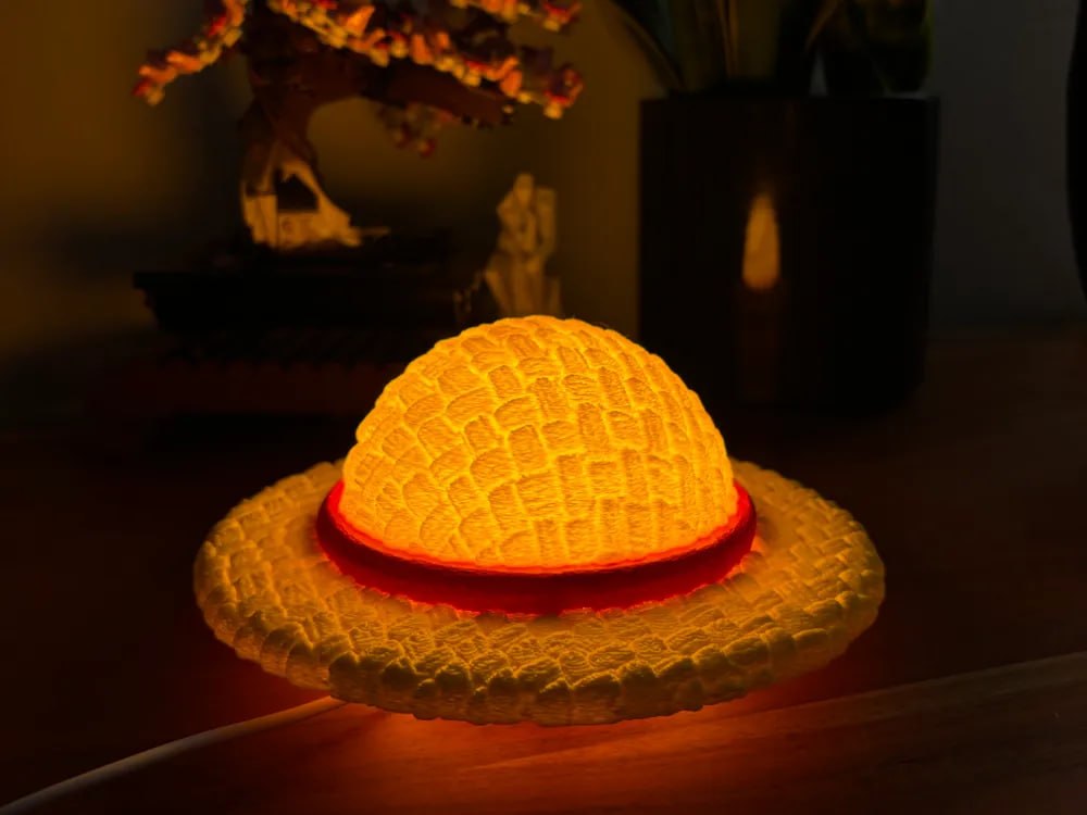 LáMpara De Sombrero De Paja
