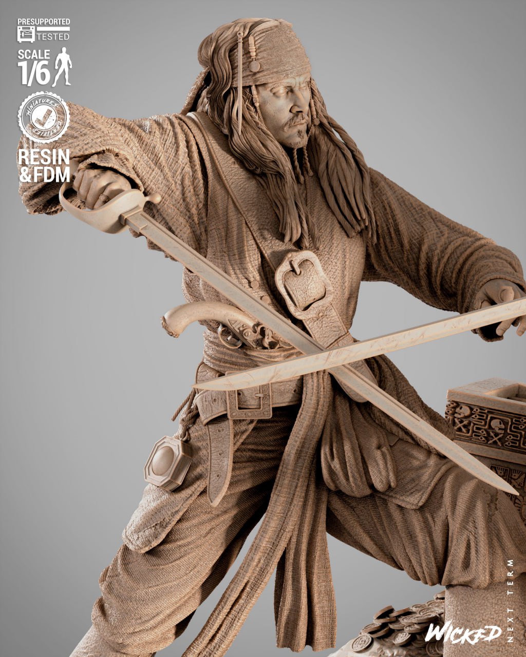 Wicked – Pirates Of The Caribbean Diorama – 3D Print Model Part2