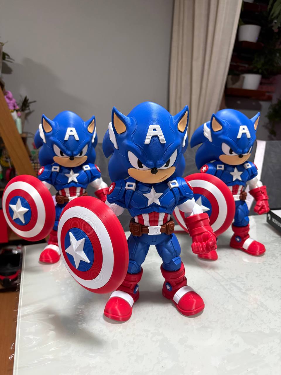 Sonic Captain America Fan Art No Ams Multiparts