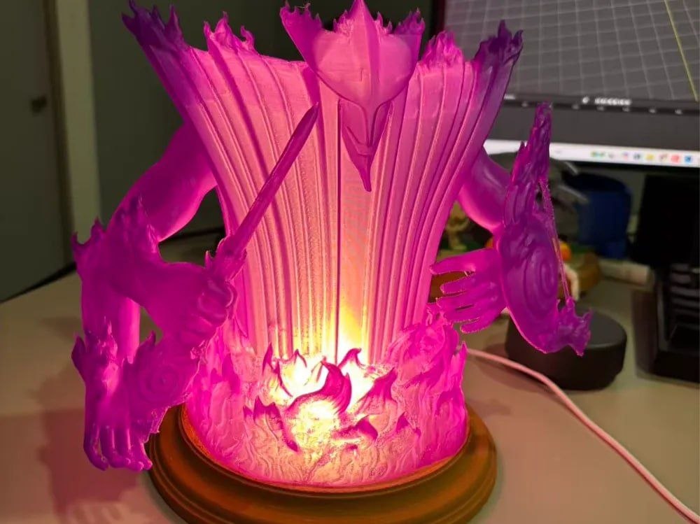 LáMpara De Escritorio Naruto Sasuke Susanoo