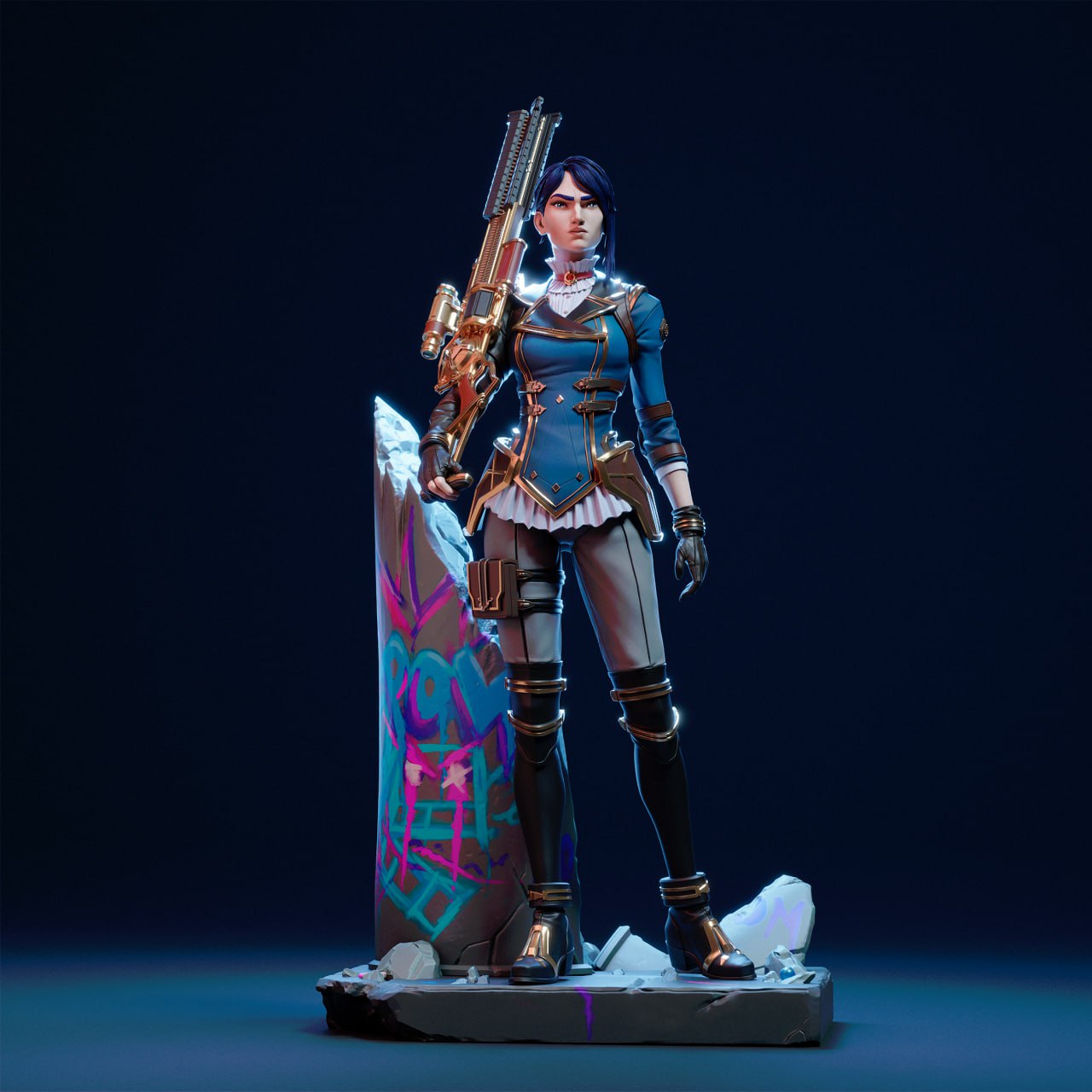 CA3D Studios - League Of Legends - Caitlyn