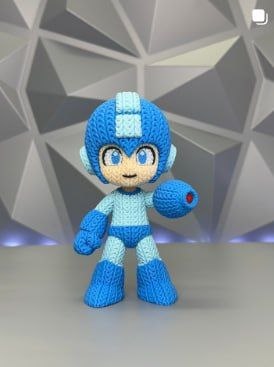 STL Megaman Knitted Multipart