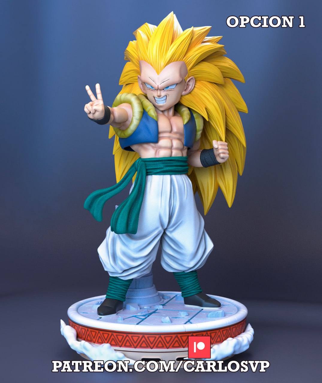 Gotenks Super Saiyan 3 - Carlos VP