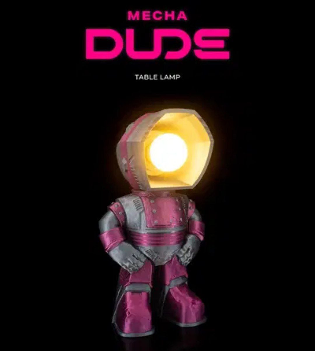 StlFlix- Mecha Dude Table Lamp