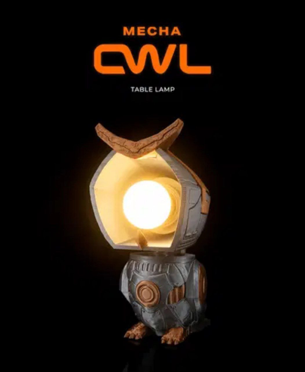 StlFlix- Mecha Owl Table Lamp
